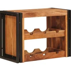 vidaXL Wijnrek Bruin 60 x 45 x 33 cm Massief Acaciahout