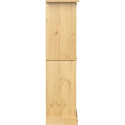 vidaXL Wijnrek Corona 56x35x134,5 cm massief grenenhout