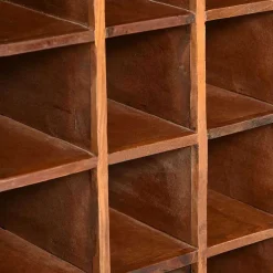 vidaXL Wijnrek voor 16 flessen massief gerecycled hout