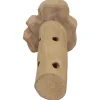 vidaXL Wijnrek voor 8 flessen 40x30x80 cm massief teakhout