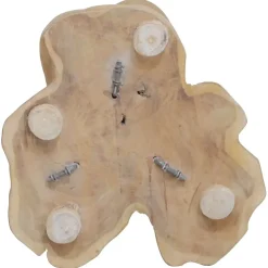 vidaXL Wijnrek voor 8 flessen 40x30x80 cm massief teakhout