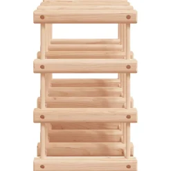 vidaXL Wijnrek voor 12 flessen 36x23x36 cm massief grenenhout