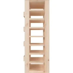 vidaXL Wijnrek 70x33x94 cm massief grenenhout bruin