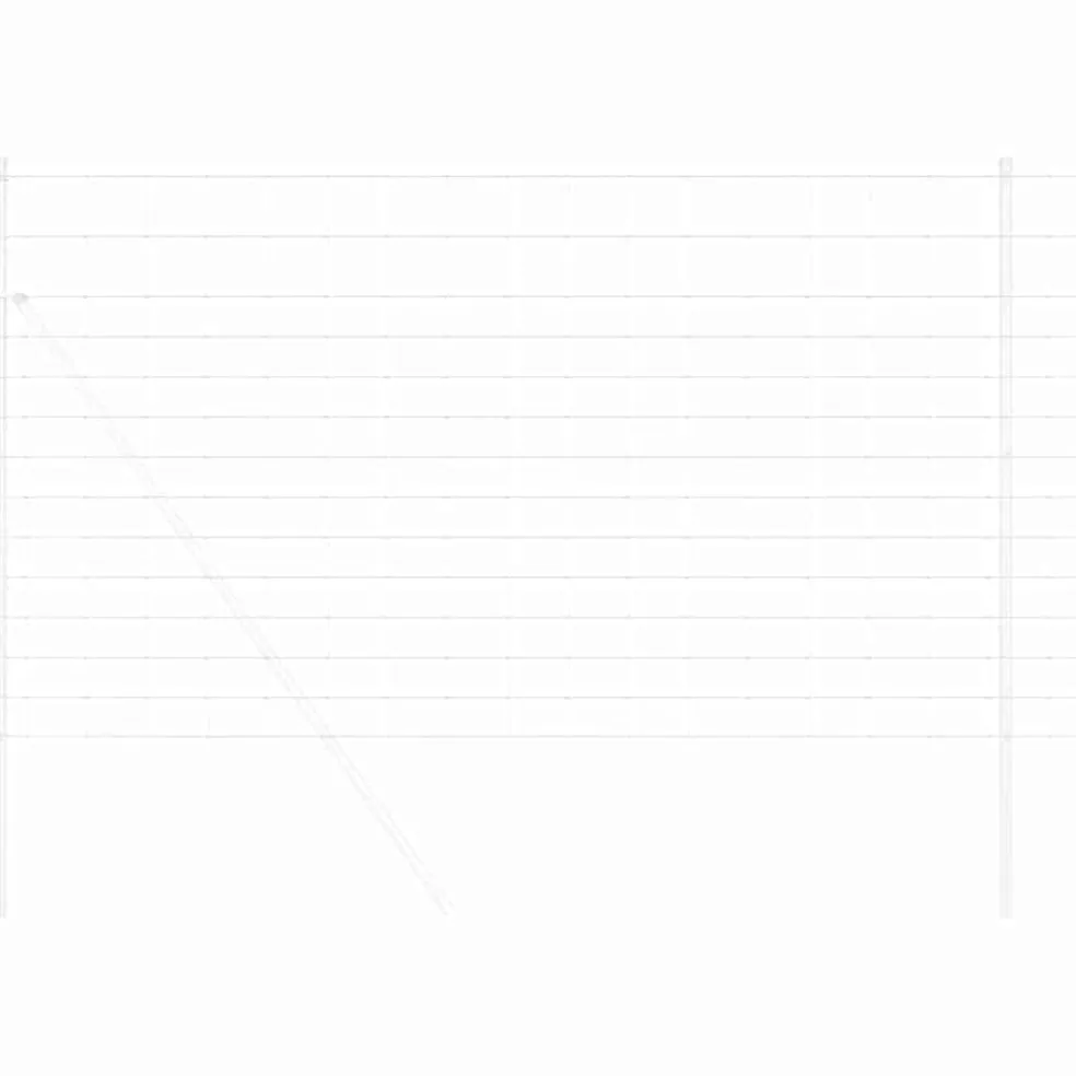 vidaXL Wilde Hek Warm Verzinkt 1000 x 140 x 0.18 cm IJzer