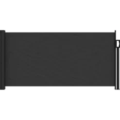 vidaXL Windscherm uittrekbaar 100x300 cm zwart