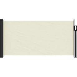 vidaXL Windscherm uittrekbaar 100x300 cm crèmekleurig