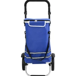vidaXL Winkel trolley Blauw 36,5 x 46,5 x 100,5 cm Oxford stof