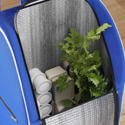 vidaXL Winkel trolley Blauw 39,5 x 33 x 93 cm Oxford stof