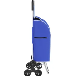 vidaXL Winkel trolley Blauw 39,5 x 33 x 93 cm Oxford stof