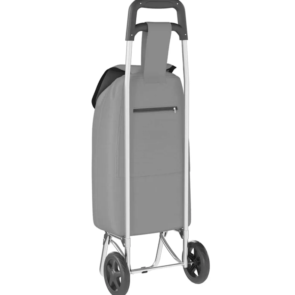 vidaXL Winkel trolley Grijs 35 x 28 x 92 cm Oxford stof