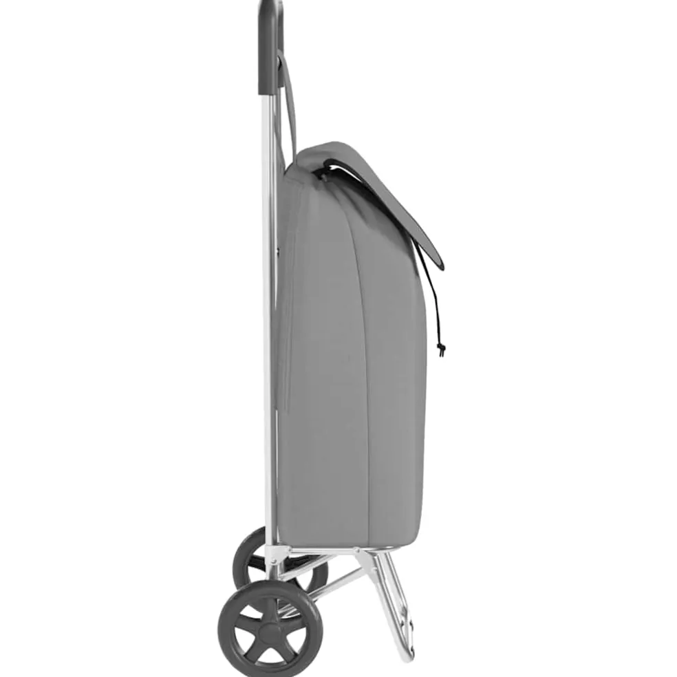 vidaXL Winkel trolley Grijs 35 x 28 x 92 cm Oxford stof