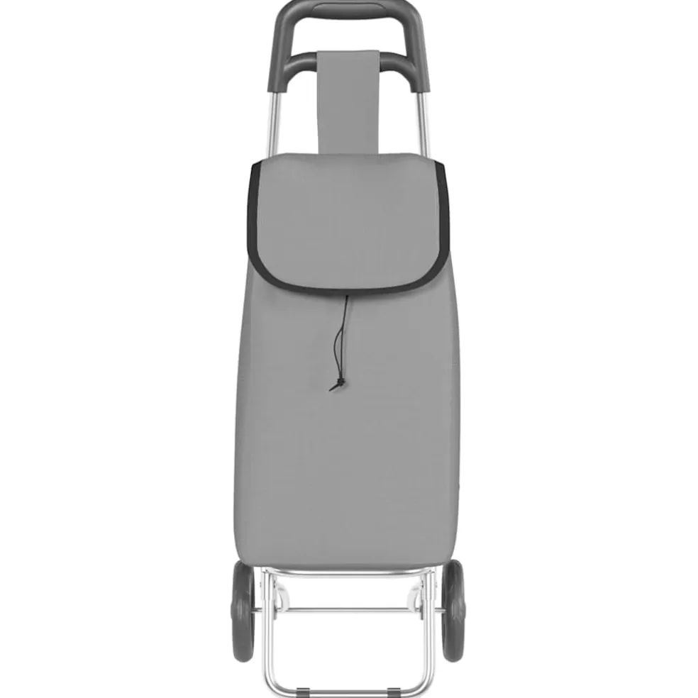 vidaXL Winkel trolley Grijs 35 x 28 x 92 cm Oxford stof