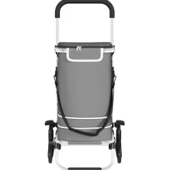 vidaXL Winkel trolley 1 Grijs 47 x 39 x 100,5 cm Oxford stof
