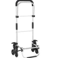 vidaXL Winkel trolley 1 Grijs 47 x 39 x 100,5 cm Oxford stof