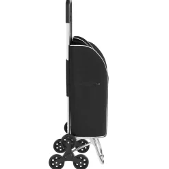 vidaXL Winkel trolley Zwart 39,5 x 33 x 93 cm Oxford stof