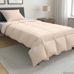 vidaXL Winter dekbed Beige 135 x 200 cm 100% Natuurlijke Kapok