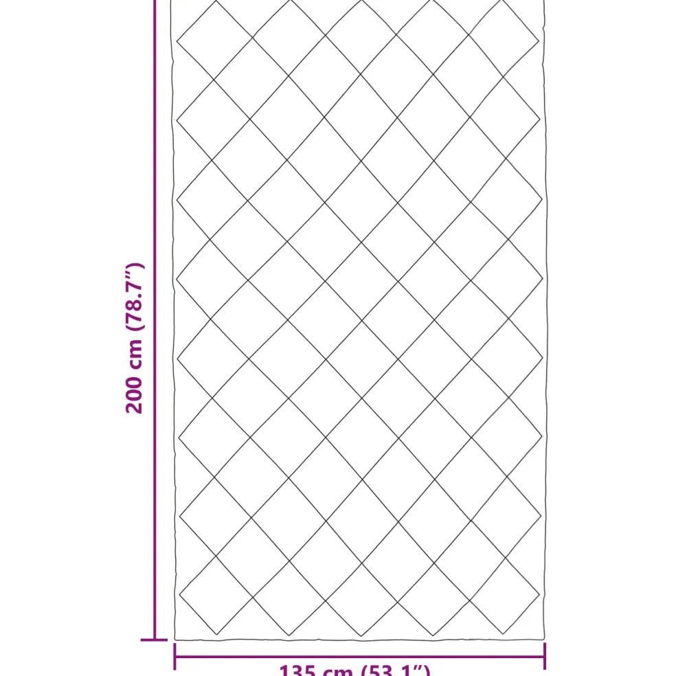 vidaXL Winter Dekbed 135 x 200 cm 450 gsm Microfiber (100% polyester)