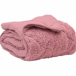 vidaXL Winter Dekbed 135 x 200 cm Winter Roze Ademend