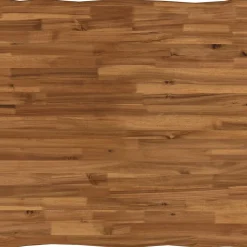 vidaXL 60 x 55 x 75 cm Massief Acaciahout Naturel en Zwart Rechthoekig