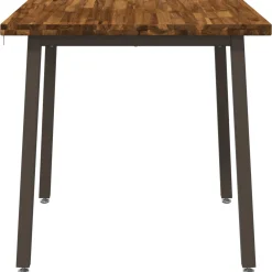 vidaXL 60 x 55 x 75 cm Massief Acaciahout Natuurlijk en Koffie