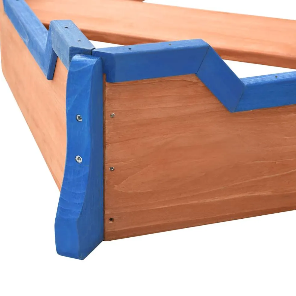 vidaXL Zandbak piratenschip 190x94,5x101 cm vurenhout