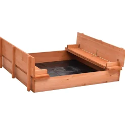 vidaXL Zandbak 95x90x15 cm vurenhout