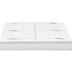vidaXL Zandbak 95x90x15 cm vurenhout wit