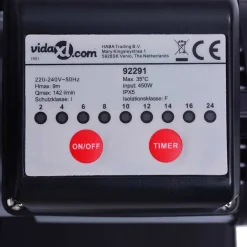 vidaXL Zandfilterpomp met timer 450 W 25 L