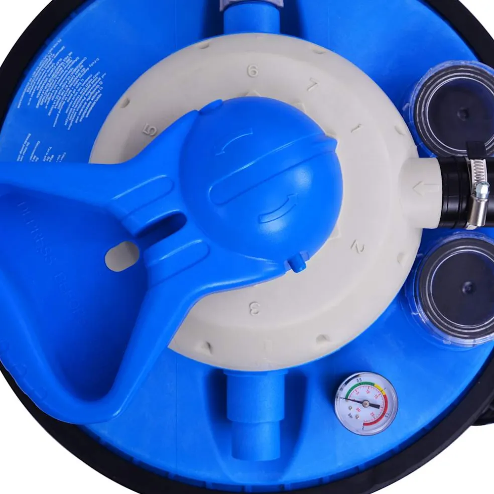 vidaXL Zandfilterpomp met timer 550 W 50 L