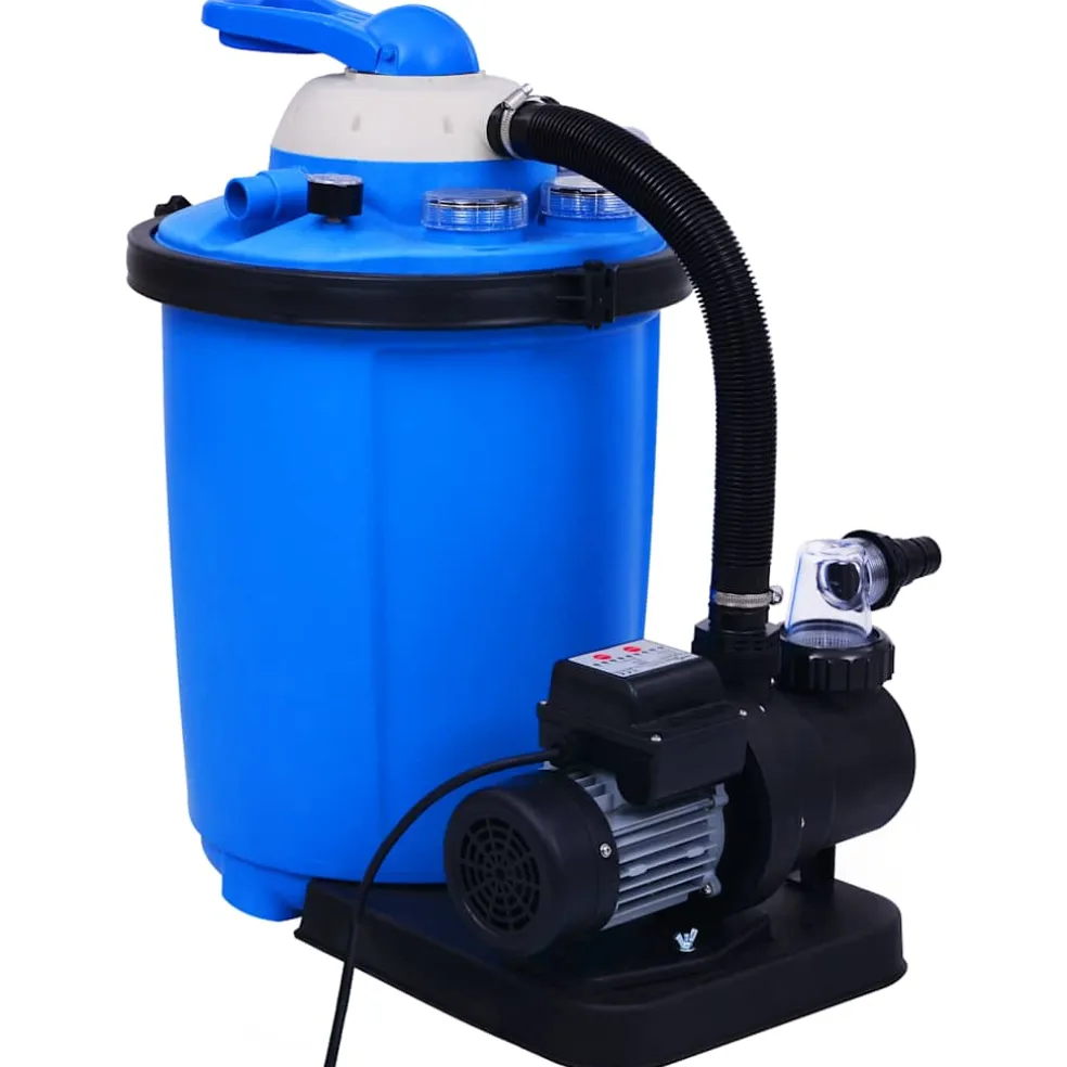 vidaXL Zandfilterpomp met timer 550 W 50 L