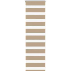 vidaXL Zebrajaloezie 40x100 cm stofbreedte 35,9 cm polyester zandbruin
