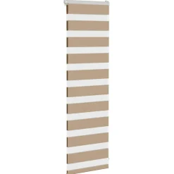 vidaXL Zebrajaloezie 40x100 cm stofbreedte 35,9 cm polyester zandbruin
