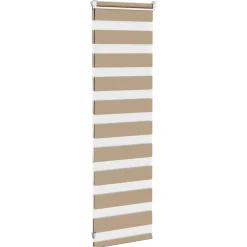 vidaXL Zebrajaloezie 40x100 cm stofbreedte 35,9 cm polyester zandbruin