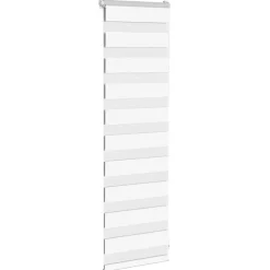 vidaXL Zebra rolgordijn 40x100 cm stofbreedte 35,9 cm marmerbeige