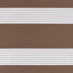 vidaXL Zebra rolgordijn 40x100 cm stofbreedte 35,9 cm polyester bruin