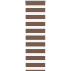 vidaXL Zebra rolgordijn 40x100 cm stofbreedte 35,9 cm polyester bruin