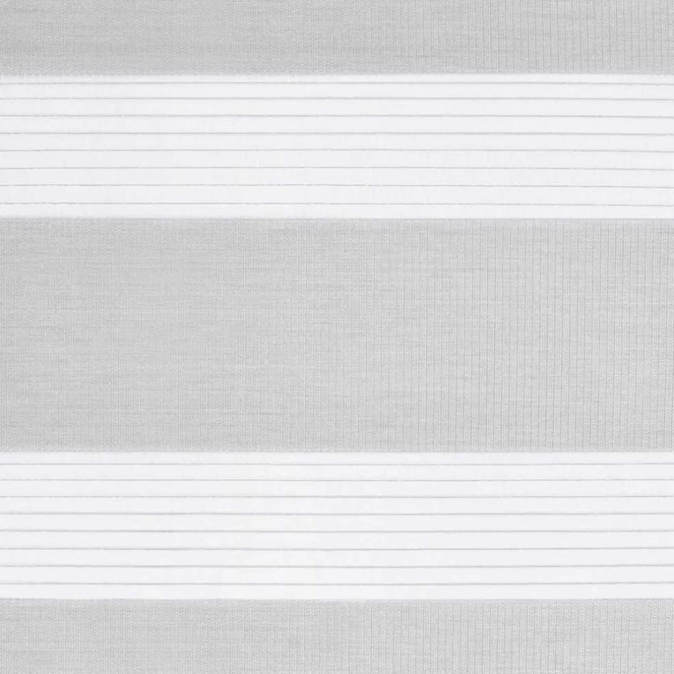 vidaXL Zebra rolgordijn 40x100 cm stofbreedte 35,9 cm lichtgrijs