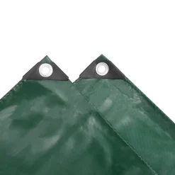 vidaXL Zeilen Groen 2 x 3 m Canvas met PVC-coating