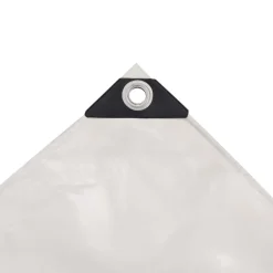 vidaXL Zeilen Wit 2 x 3 m Canvas met PVC-coating