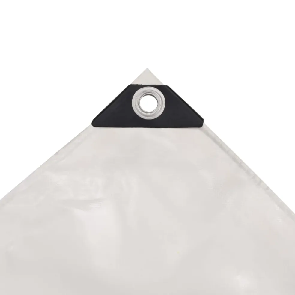 vidaXL Zeilen Wit 2 x 3 m Canvas met PVC-coating
