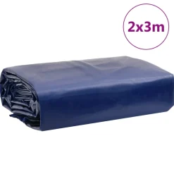 vidaXL Zeil 650g / m² Blauw 2 x 3 m Canvas met PVC-coating