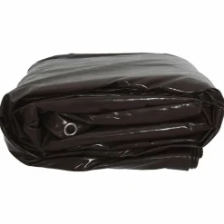 vidaXL Zeil 650g / m² Bruin 2 x 3 m Canvas met PVC-coating