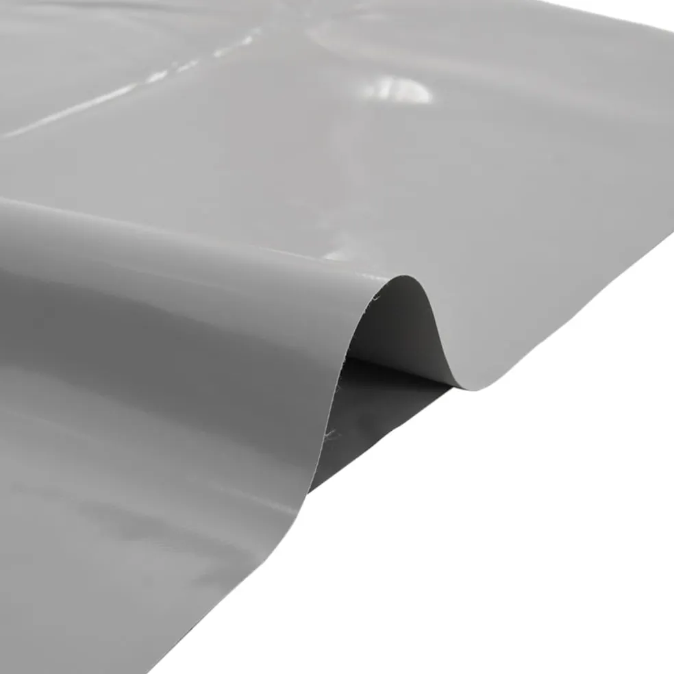 vidaXL Zeil 650g / m² Grijs 2 x 3 m Canvas met PVC-coating