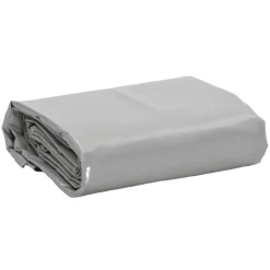 vidaXL Zeil 650g / m² Grijs 2 x 3 m Canvas met PVC-coating