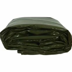 vidaXL Zeil 650g / m² Olijfgroen 2 x 3 m Canvas met PVC-coating