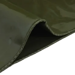 vidaXL Zeil 650g / m² Olijfgroen 2 x 3 m Canvas met PVC-coating