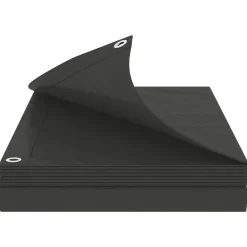 vidaXL Zeil met Oogjes Antraciet Grijs 2 x 3 m 90 gsm PE