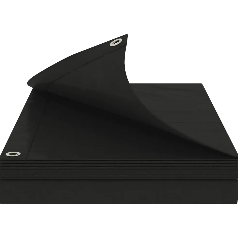 vidaXL Zeil met Oogjes Antraciet Grijs 2 x 3 m 180 gsm PE