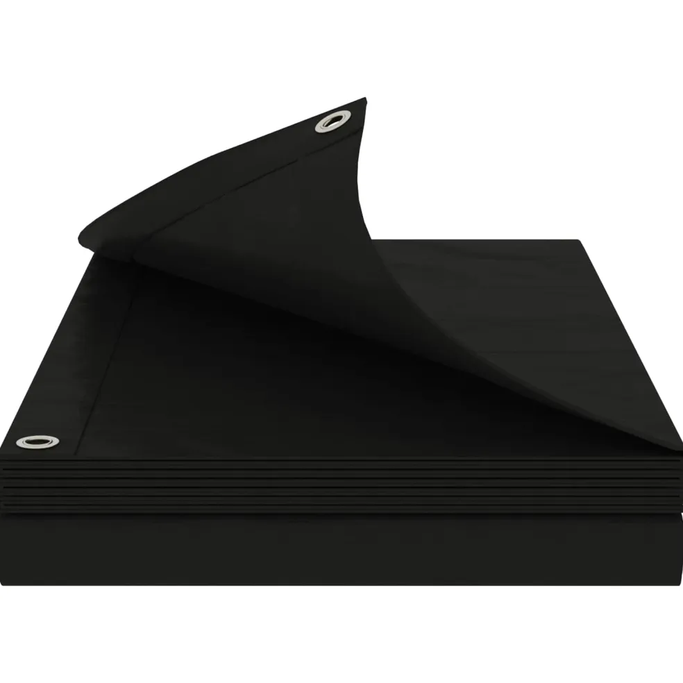 vidaXL Zeil met Oogjes Antraciet Grijs 2 x 3 m 260 gsm PE
