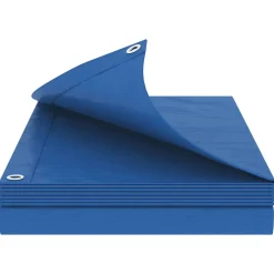 vidaXL Zeil met Oogjes Blauw 2 x 3 m 180 gsm PE